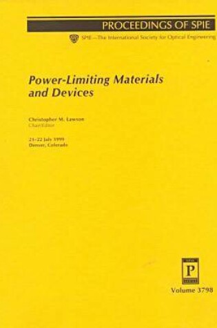 Cover of Power Limiting Materials and Devices