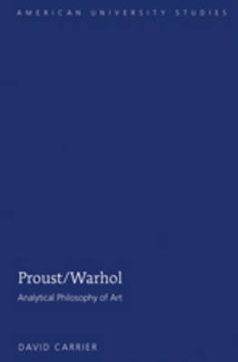 Book cover for Proust/Warhol