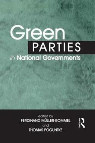 Cover of Green Parties in National Governments