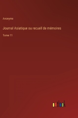 Cover of Journal Asiatique ou recueil de mémoires