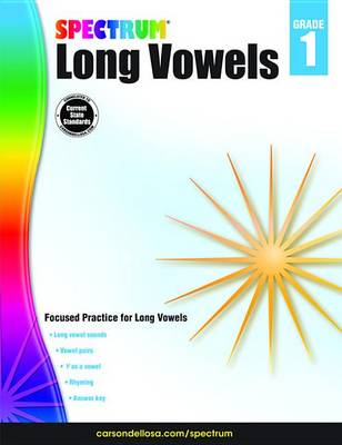 Book cover for Long Vowels, Grade 1