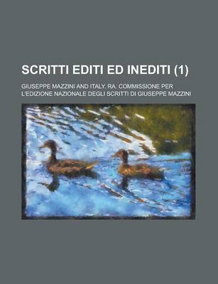 Book cover for Scritti Editi Ed Inediti (1)