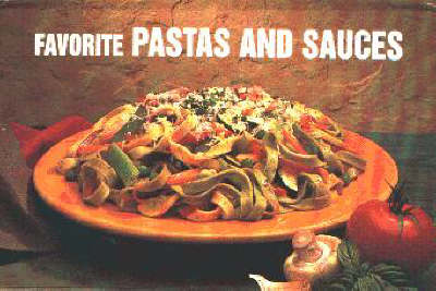 Book cover for Favorite Pastas and Sauces