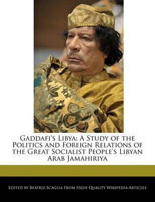 Book cover for Gaddafi's Libya