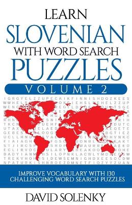 Book cover for Learn Slovenian with Word Search Puzzles Volume 2