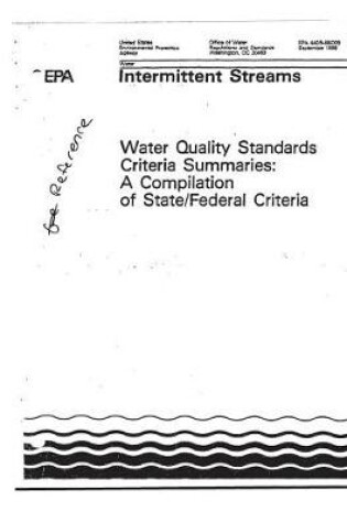 Cover of A Compilation of State/Federal Criteria