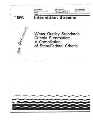 Book cover for A Compilation of State/Federal Criteria