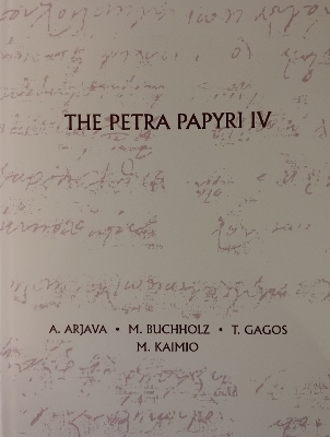 Book cover for The Petra Papyri IV