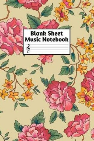 Cover of Blank Sheet Music Notebook