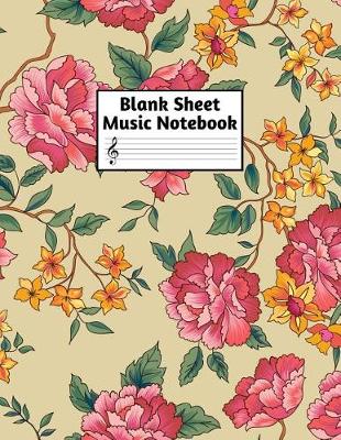 Book cover for Blank Sheet Music Notebook