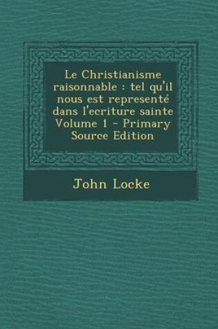 Cover of Le Christianisme Raisonnable