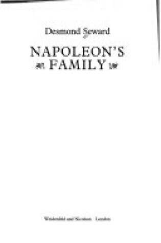 Cover of Napoleon's Family