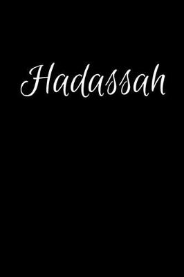 Book cover for Hadassah