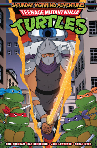 Book cover for Teenage Mutant Ninja Turtles: Saturday Morning Adventures, Vol. 4