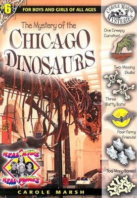 Book cover for The Mystery of the Chicago Dinosaurs