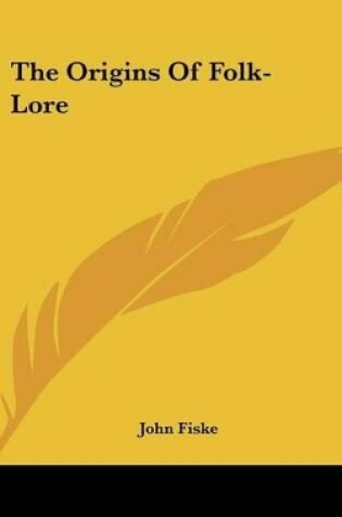 Cover of The Origins of Folk-Lore