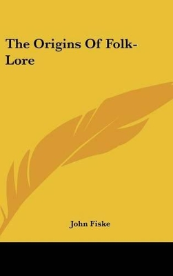 Book cover for The Origins of Folk-Lore