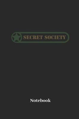 Book cover for Secret Society Notebook