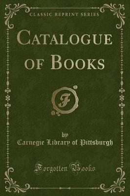 Book cover for Catalogue of Books (Classic Reprint)