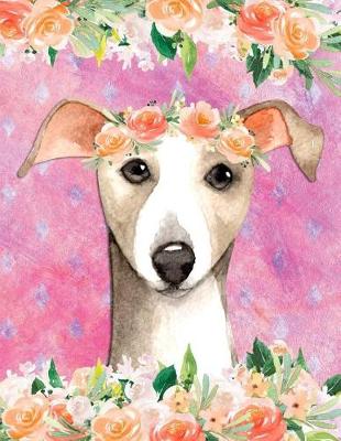 Book cover for My Big Fat Bullet Journal for Dog Lovers Italian Greyhound in Flowers 3