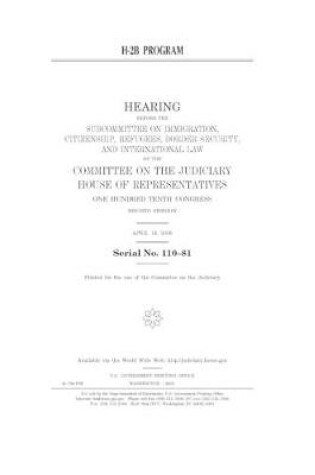 Cover of H-2B Program