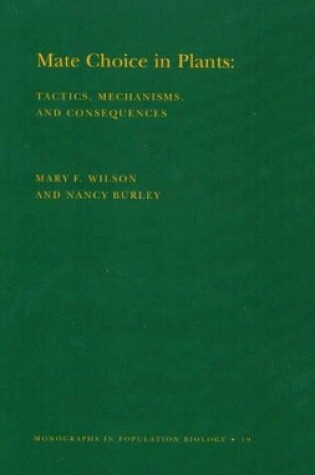 Cover of Mate Choice in Plants (MPB-19), Volume 19
