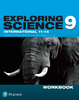 Cover of Exploring Science International Year 9 Workbook.