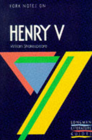 Cover of William Shakespeare, "King Henry V"