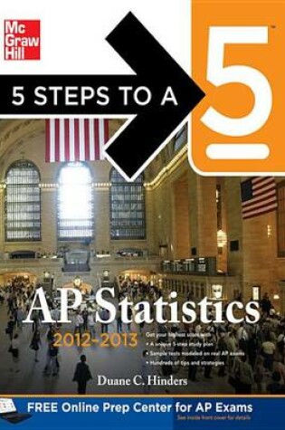 Cover of 5 Steps to a 5 AP Statistics, 2012-2013 Edition