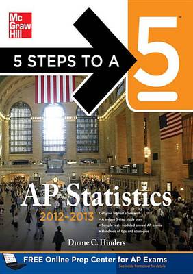 Cover of 5 Steps to a 5 AP Statistics, 2012-2013 Edition