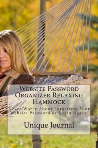 Cover of Website Password Organizer Relaxing Hammock