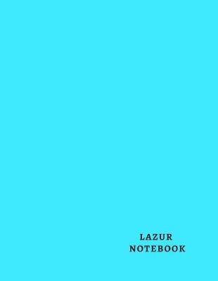 Book cover for Lazur Notebook