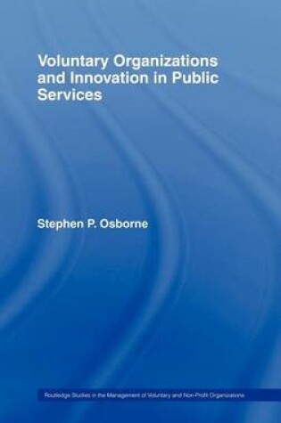 Cover of Voluntary Organizations and Innovation in Public Services