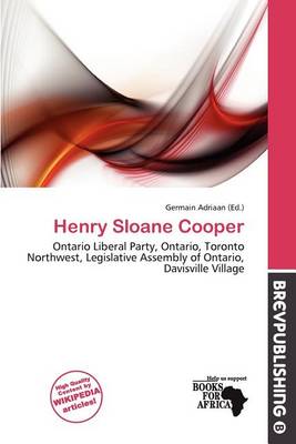 Book cover for Henry Sloane Cooper