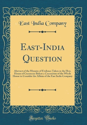 Book cover for East-India Question