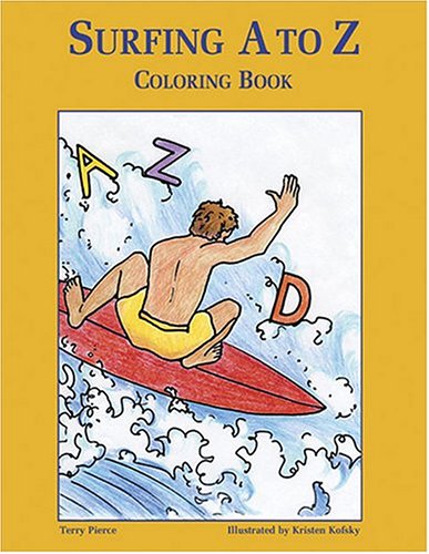 Book cover for Surfing A to Z Coloring Book