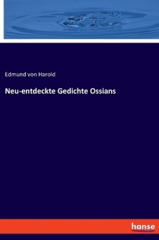 Cover of Neu-entdeckte Gedichte Ossians
