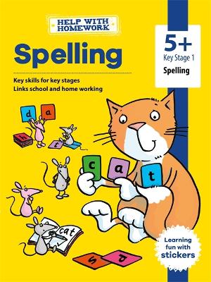 Book cover for Help With Homework: 5+ Spelling