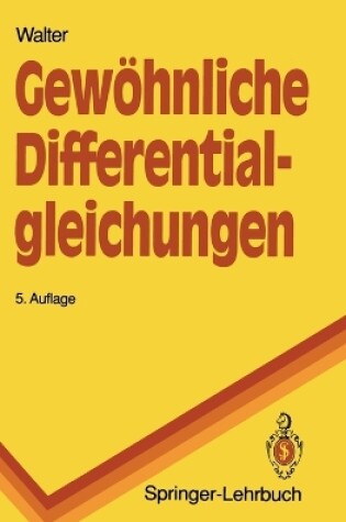 Cover of Gewoehnliche Differentialgleichungen