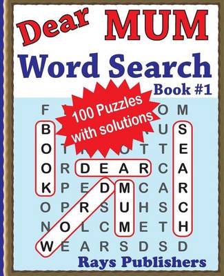 Book cover for Dear MUM Word Search Book