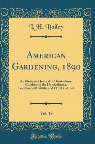 Cover of American Gardening, 1890, Vol. 18