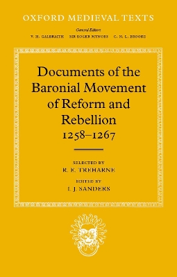 Cover of Documents of the Baronial Movement of Reform and Rebellion, 1258-1267