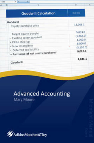 Cover of Advanced Accounting