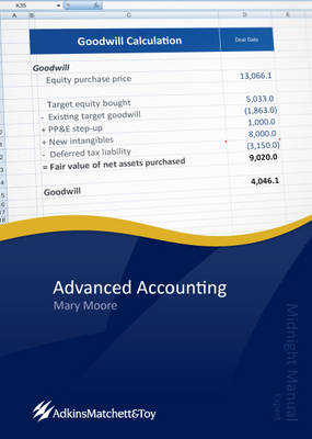 Book cover for Advanced Accounting