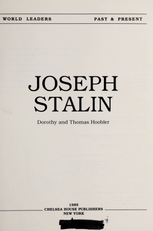 Cover of Joseph Stalin