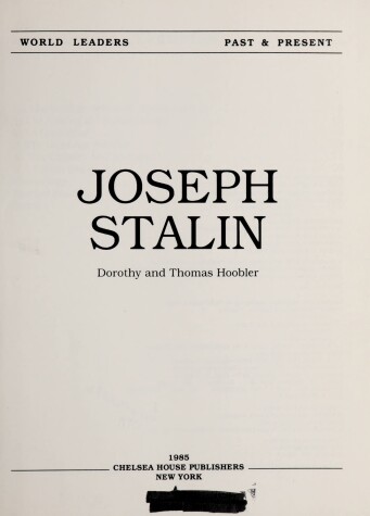 Book cover for Joseph Stalin