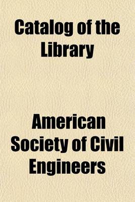 Book cover for Catalog of the Library