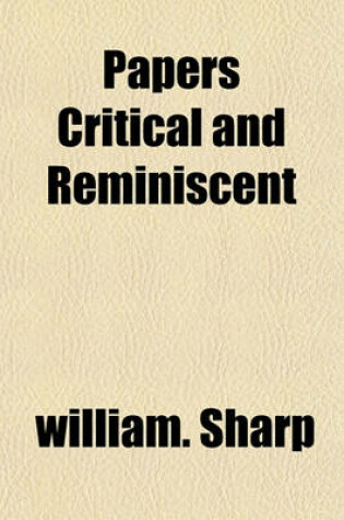 Cover of Papers Critical and Reminiscent