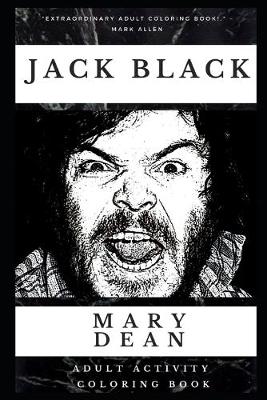 Book cover for Jack Black Adult Activity Coloring Book