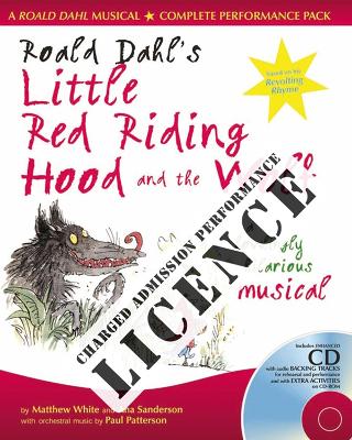 Book cover for Roald Dahl's Little Red Riding Hood and the Wolf Performance Licence (admission fee)